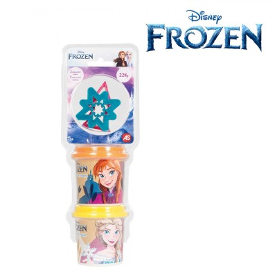 Plastilină Set 2 Bucăți, AS, Frozen, Capacitate 228g, Multicolor, Capace Cu Forme foto