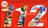 MOLDOVA 2019, Serviciul unic de urgenta 112, serie neuzata, MNH
