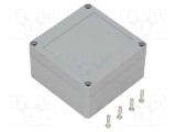 Carcasă universală GAINTA 100mm x 100mm x 55mm ABS gri &icirc;nchis