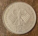 C50 - Moneda foarte veche - Germania - 2 marci - 1990 litera F