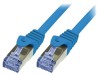 Patch cord S/FTP Cat6a LSZH Albastru 10m, Logilink