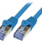 Patch cord S/FTP Cat6a LSZH Albastru 10m