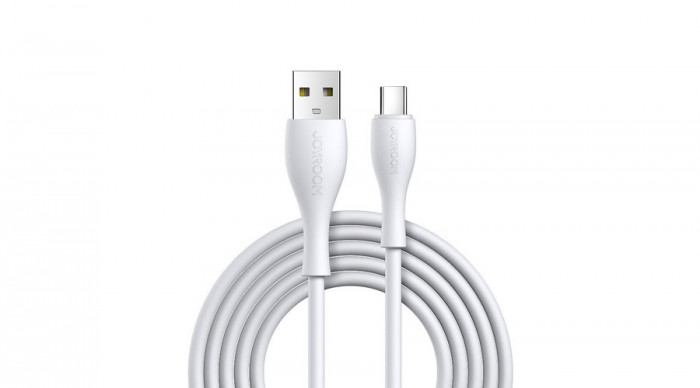 Joyroom Cablu USB - USB tip C, 3 A, 1 m, alb (S-1030M8-white)