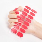Self-Adhesive Nail Stickers - neon pink