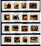 Umm al Qiwain 1972 - Animale protejate, fauna, serie colite neuzate