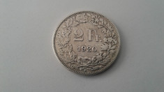 Elvetia 2 franc 1920 foto