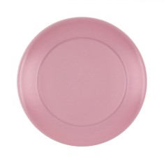 Farfurie Fructe, Model Powder Pink, Plastic, Diametru 20 cm