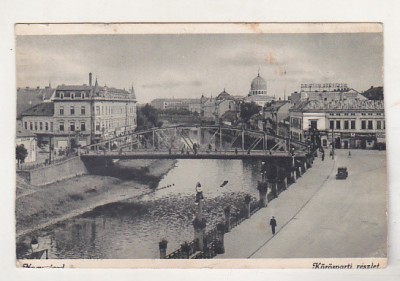 bnk cp Oradea - Vedere - uzata 1940 - decupata foto