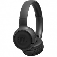Casti audio On-ear JBL Tune 500BT, Wireless, Bluetooth, Pure Bass Sound, Hands-free Call, 16H, Negru foto