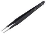 Pensetă de precizie PIERGIACOMI ESD 120mm v&acirc;rf rotunjit pentru lucrări de precizie