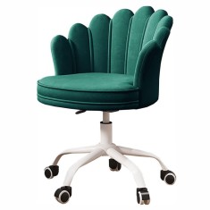 Scaun de birou, modern, ergonomic, inaltime reglabila intre 74-84 cm, verde foto
