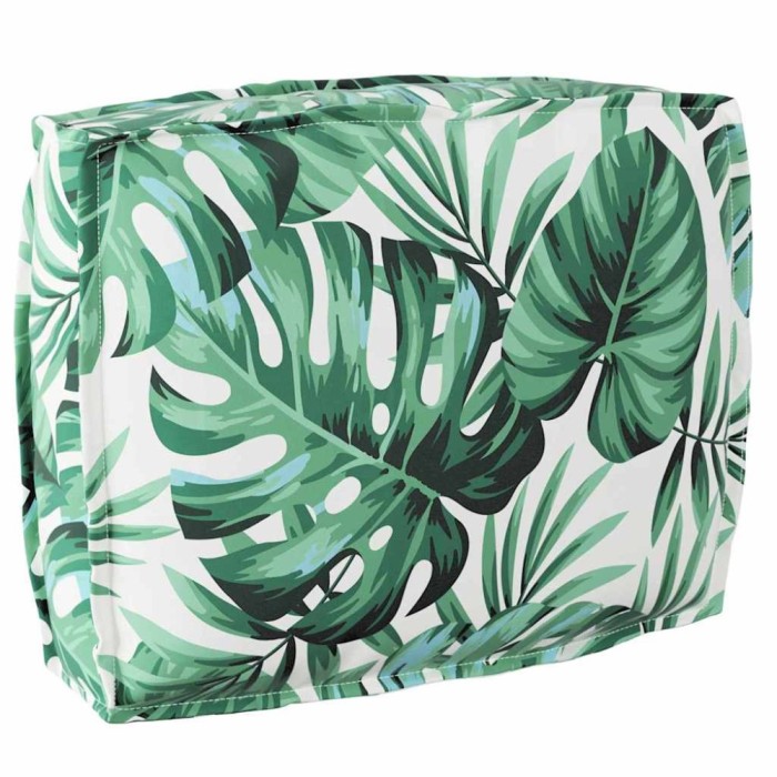 vidaXL Pernă pentru spătar din paleți model frunze 50 x 40 x 12 cm