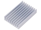 Radiator extrudat cu aripioare 50mm x 33mm x 10mm