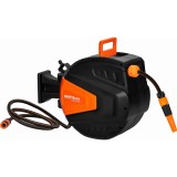 Tambur automat, furtun pentru gradina, diametru conector 3/4", presiune de lucru 8 - 24 bari, diametru furtun 1/2", 20 metri, Kraft