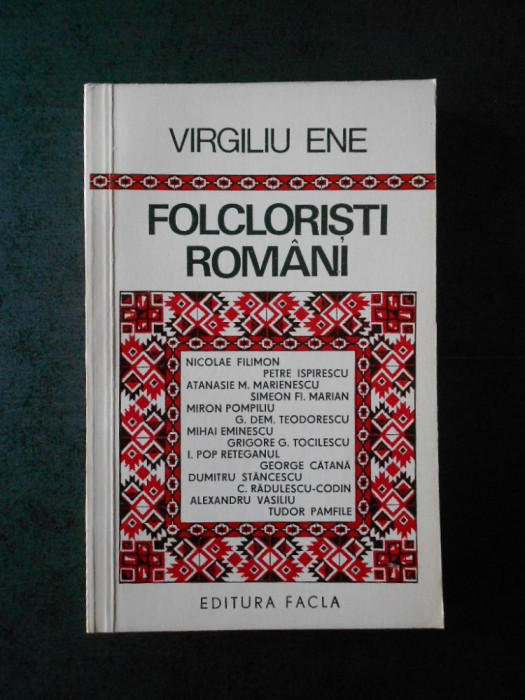 VIRGILIU ENE - FOLCLORISTI ROMANI