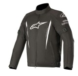 Geaca textil moto Alpinestars Gunner V2 Waterproof negru/alb, marime XL