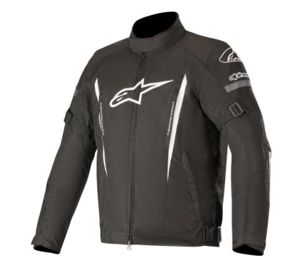 Geaca textil moto Alpinestars Gunner V2 Waterproof negru/alb, marime 2XL foto