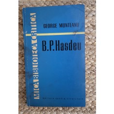 B.P.HASDEU -GEORGE MUNTEANU, CU DEDICATIE