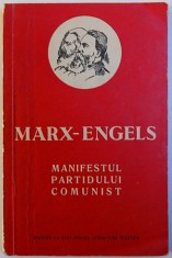 MANIFESTUL PARTIDULUI COMUNIST de MARX - ENGELS , 1958 foto