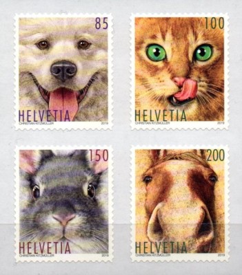 ELVETIA 2019, Fauna, serie neuzata, MNH foto