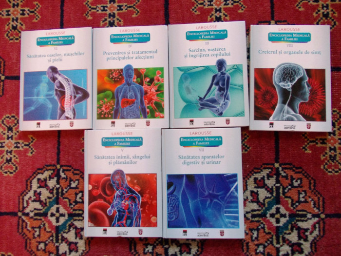 ENCICLOPEDIA MEDICALA A FAMILIEI LAROUSSE, 6 VOLUME, r4a