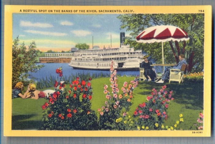 AX 318 CP VECHE -A RESTFUL SPOT ON THE BANKS OF THE RIVER SACRAMENTO, CALIFORNIA