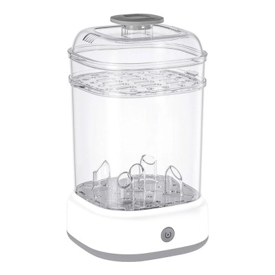 Sterilizator sticle Honey Baby, 500 W, 5 sticle, timp sterilizare 9 minute, LED, suport accesorii si suzete foto