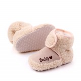 Cizmulite crem cu blanita - Baby (Marime Disponibila: 3-6 luni (Marimea 18