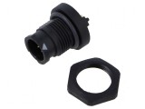Conector circular soclu tată drept THT plastic IP68 X-Lok