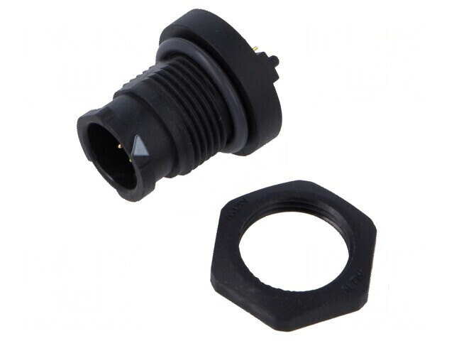 Conector circular soclu tată drept THT plastic IP68 X-Lok