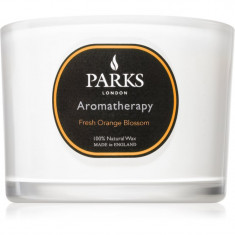 Parks London Aromatherapy Fresh Orange Blossom lumânare parfumată 80 g