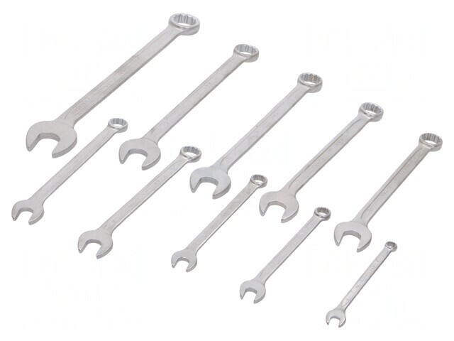 Set Chei Combinate 10 bucăți BS20/S10-AS