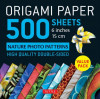 Origami Paper 500 Sheets Nature Photo Patterns 6&quot;&quot; (15 CM): Tuttle Origami Paper: High-Quality Double-Sided Origami Sheets Printed with 12 Different D