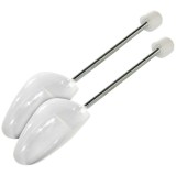 Calapod Pantofi Universal (2 buc) - Metal &amp; Plastic, Alb, 29cm - Intretinere si Pastrare Forma