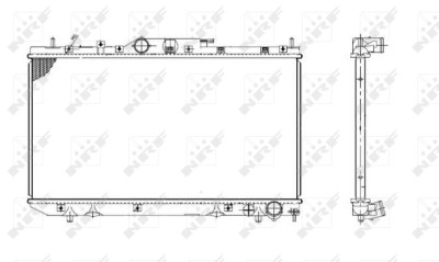 NRF 53420 Radiator, racire motor foto