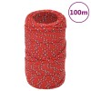 Franghie de barca, rosu, 2 mm, 100 m, polipropilena