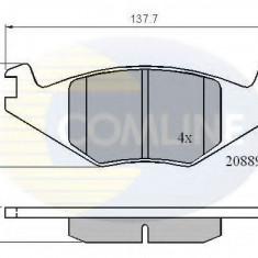 Set placute frana,frana disc SEAT CORDOBA (6K1, 6K2) (1993 - 1999) COMLINE CBP0136