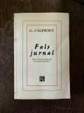 George Calinescu - Fals jurnal