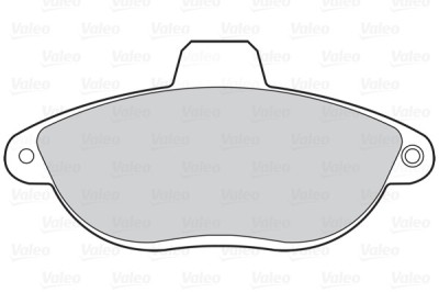 VALEO 302004 FIRST set placute frana,frana disc foto