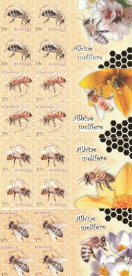 ROMANIA 2010 LP 1854 a ALBINE MELIFERE SET 4 MINICOLI MNH NESTAMPILAT foto