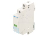 Lampă de control LED verde 230VAC pentru şină DIN