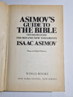 ASIMOV &amp;#039;S - GUIDE TO THE BIBLE foto