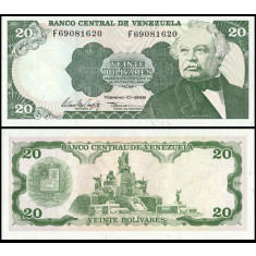 Venezuela 1998 - 20 bolivares UNC