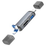 Cumpara ieftin Cititor de carduri multifunctional 6in1, viteza de transfer ridicata 3.0 - Gri, Dactylion