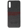 Husa Samsung Galaxy A70, TPU, Leather Denim, Neagra