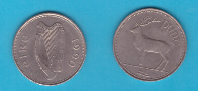 Moneda Irlanda 1 Punt (Pound) 1990 aUNC foto