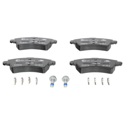 Set placute frana fata ATE, Citroen Xsara 1997-2010 Peugeot 206 CC, Peugeot 206, 1998-2012, Peugeot 306, 1993-2003, Fata; puntea fata; Tip frina : fr foto
