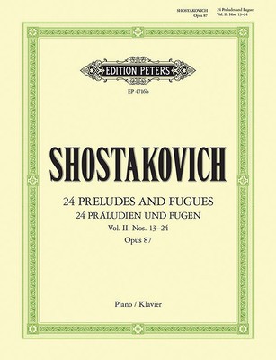 24 Preludes and Fugues Op. 87 for Piano: Sheet foto