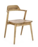 Cumpara ieftin Scaun lemn maro Amery 51x59x77h