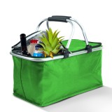 Cumpara ieftin Cos Pliabil Termoizolant pentru Picnic sau Cumparaturi, Volum 21 Litri, Verde